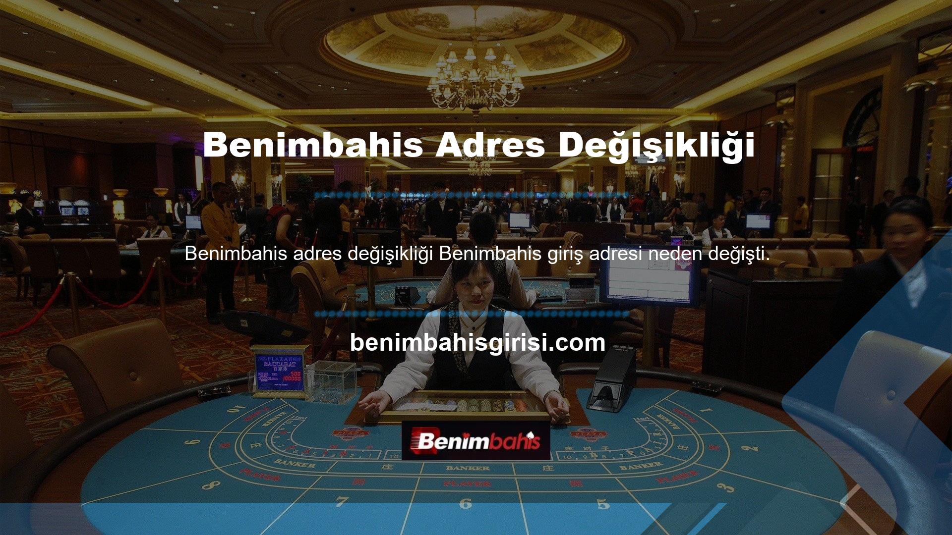 Benimbahis de dahil olmak üzere tüm bahis siteleri, etkin hizmetlere devam etmek için alan adlarını güncelledi